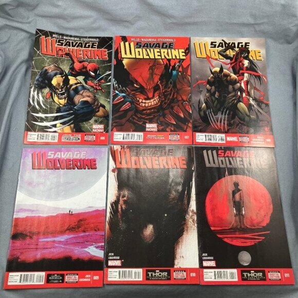 Savage Wolverine Marvel Comics 2013-14 Lot of 12 Assorted Issues #6+ - Picture 3 of 3